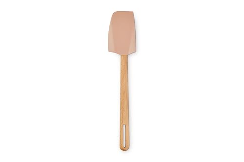 Le Creuset Silicone Signature Medium Spatula, Peche - color: Peche, style: Medium Spatula