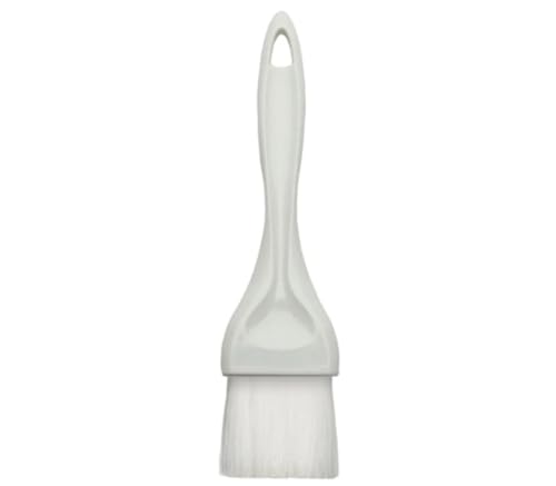 Soro Essentials- 2" Flat Nylon Pastry Basting Brush with Plastic Handle- Basting Baking Brush for Butter Oil Glazes BBQ Sauce Marinades & Grilling - size: 2 Inch