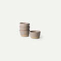 Mora Mini Ramekins Set of 4, 8oz Ceramic Pottery Baking Dishes - Microwave, Oven and Dishwasher Safe - Mushroom - color: Mushroom, size: Mini