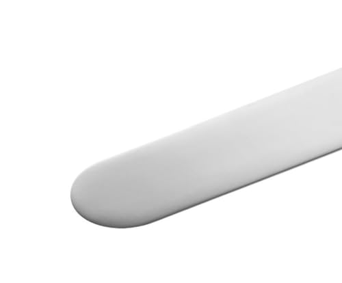 Soro Essentials- 8” Stainless Steel Baker Spatula with Wooden Handle- Straight Blade Cake Icing Spatula Frosting Spatula for Cake Decorating Pastry and Baking for Home Kitchen Restaurant - size: 8 Inch