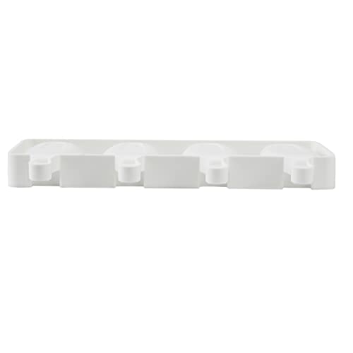 Restaurantware Round Silicone Popsicle Mold, 4-Compartment Tray, 1 Ct - size: 1 Count, style: Round