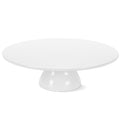 Porcelain Cake Stand, 12 Inch Round Cake Stand Display, White - size: 12 Inch
