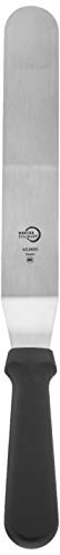 Mercer Culinary Offset Spatula, 10 Inch, Stainless Steel,Black - size: 10 in, style: Offset