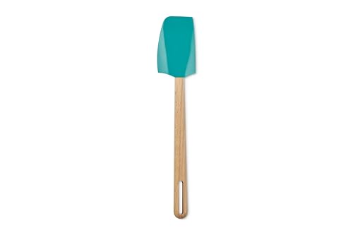 Le Creuset Silicone Signature Medium Spatula, Riviera - color: Riviera, style: Medium Spatula