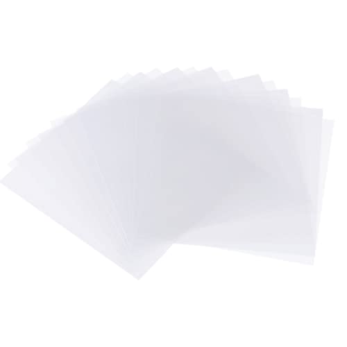 12-Pack 7.5mil 12×12" Blank Stencil Sheet for Laser Cutting, Transparent PET Stencil Tools and Machines Template Material - size: 7.5 mil 12×12"