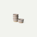 Mora Micro Ramekins Set of 4, 6oz Ceramic Pottery Baking Dishes - Microwave, Oven and Dishwasher Safe - Mushroom - color: Mushroom, size: Micro