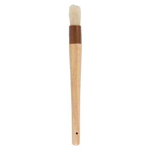 Restaurantware-Pastry Tek 1 Boar Bristles Pastry Brush, 11.8 Inches Buttering Tool – Hardwood Handle, Built-In Hanging Hole, Wood Basting Applicator, Sturdy Ferrule, For Glazing And Basting - size: 12"