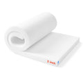 Upholstery Foam 2" x 24" x 72", 1PC High Density ﻿Foam Couch Padding - size: 2" x 24" x 72"