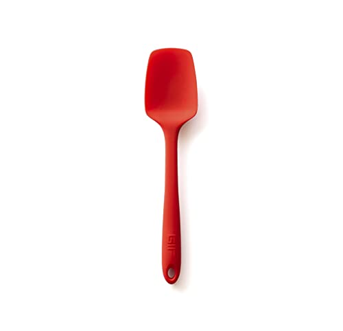 GIR Premium Silicone Seamless Spoonula – Ultimate, Red - color: Red, size: Ultimate - 11 IN