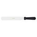 Ateco Ultra Straight Spatula with 10-Inch Stainless Steel Blade, Plastic Handle, Dishwasher Safe, Black - style: Straight - 10"