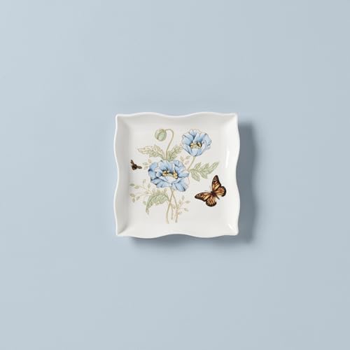 Lenox Butterfly Meadow Square Dish, 0.65 LB, Multi - style: Square Dish