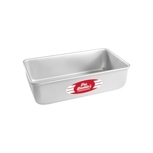 Fat Daddio's Bread Pan Anodized Aluminum, 9 x 5 x 2.75 Inch, Set of 2, Silver - size: 9 x 5 x 2.5 Inch, Set of 2
