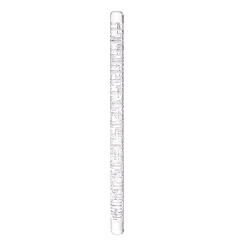 HARFINGTON Acrylic Embossed Rolling Pin 6.3 Inch Labyrinth 3D Pattern Acrylic Non-Stick Roller Fondant Embossing Clay Rolling Pin Textured for Baking Cookie Pastry Clay Dough - style: Labyrinth Pattern