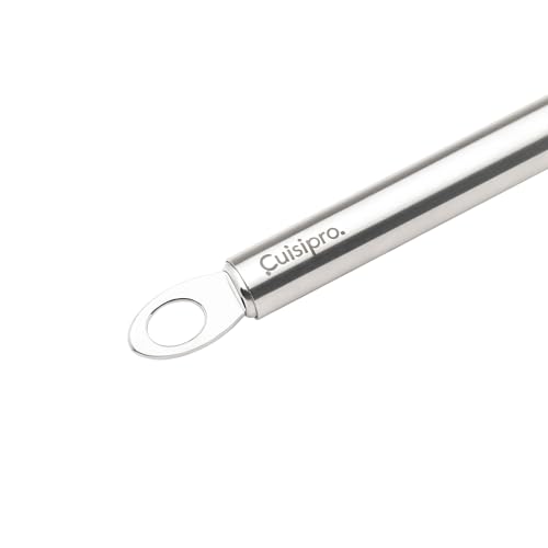 Cuisipro 10-Inch Silicone Flat Whisk, Frosted