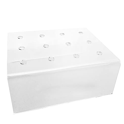 Esowemsn 12 Hole Clear Acrylic Cake Stand - Push Pop Cake Containers