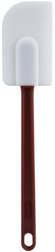 Winco Flat Silicone Spatula, 14-Inch, 1, White - size: 14", style: Flat Heat Resistant