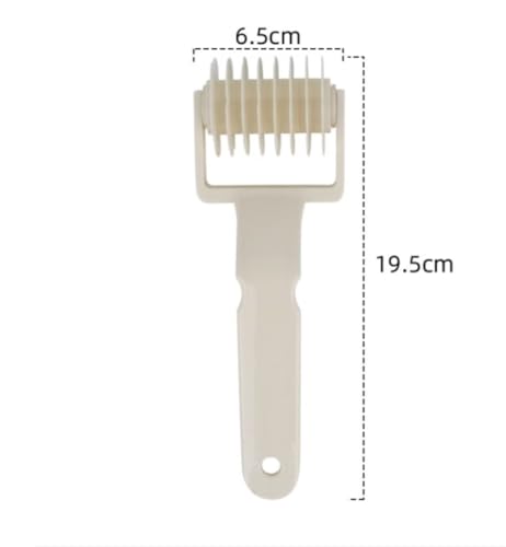 Dough Lattice Craft Roller Cutter Large Baking Tool Cookie Pie Pizza Bread Pastry (Small)