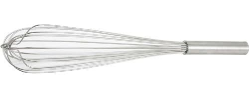 Soro Essentials- 20" Stainless Steel French Whip Whisk with Thick Rigid Wire- Wire Whisk Kitchen Whisk Balloon for Whisking Cooking Beating Blending Stirring Ingredients Mixing Sauces Baking Tools - size: 20 Inch