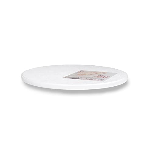 Cakebon Cake Boards Plastic – 10 Inch White Drums 1-Pack – Professional Cake Rounds - size: 10 Inches, style: 1 Pack