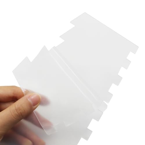 Zorfeter 6 PCS Clear Acrylic Cake Decorating Scraper Set