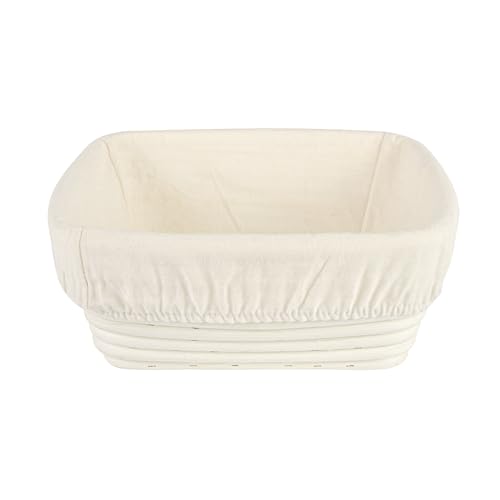 Restaurantware 9 3/4 In Square Rattan Banneton Bread Proofing Basket, 1 Ct - size: Square-1 Count
