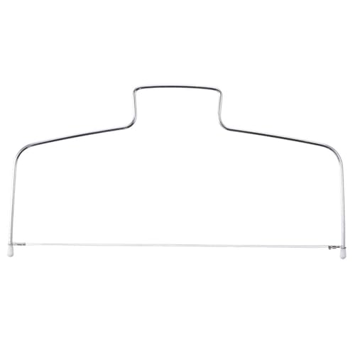 Adjustable Cake Leveler Cake Slicer with Stainless Steel Wires and Handle for Leveling Tops Pizza Bread Delaminator Cutter