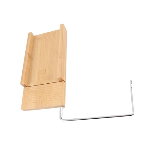 Wooden Soap Cutter, Adjustable Wire Slicer Cutting Tool Bread DIY Making Cutting Tool for Soap, Cheese, Butter, Cake, WGFOIPikxdqwv0np
