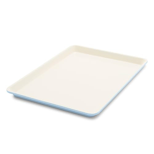 GreenLife 18” x 13” Ceramic Nonstick Half Cookie Sheet, Blue Haze - color: Blue Haze, size: 18" x 13" Half Baking Sheet