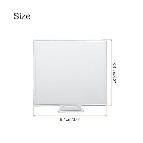 uxcell Mini Cake Boards, Grease Proof 9.1 x 8.4 cm/3.6 x 3.3" Black 100pcs - color: Silver Tone, size: 3.6 x 3.3 inch