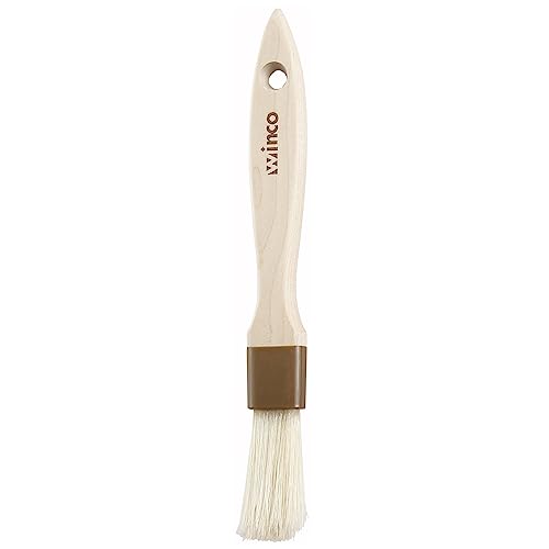 Winco 1" Boar Bristle Basting Brush - size: 1", style: Flat