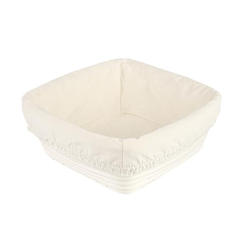 Restaurantware 9 3/4 In Square Rattan Banneton Bread Proofing Basket, 1 Ct - size: Square-1 Count