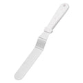uxcell Icing Spatula with 8 Inch Stainless Steel Bent Blade Cake Angled Scraper Offset Frosting Spatula with Wheat Straw Handle for Cake Decorating, Smoothing Frosting, Baking, Beige - size: 6 Inch