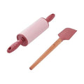 Dolly Parton Mini Spatula and Rolling Pin Set, 2 Piece, Blush