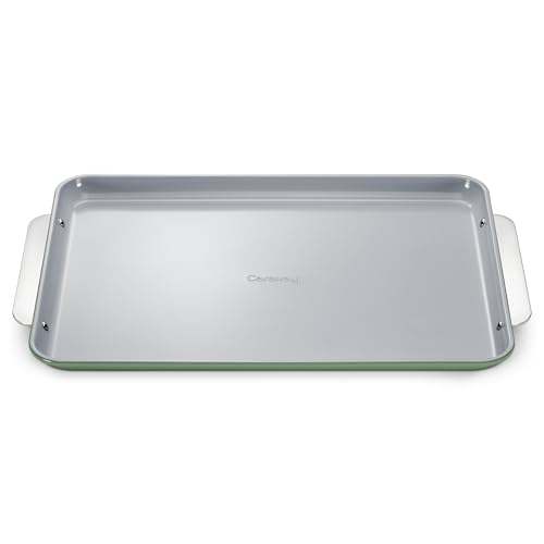 Caraway Non-Stick Ceramic-Coated 18" x 13" Baking Sheet - color: Sage, size: Large 18" x 13"