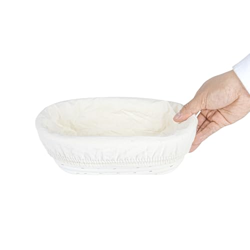 Restaurantware 9 3/4 In Oval Rattan Banneton Proofing Baskets, 1 Count - size: Oval, 9 3/4"-1 Count