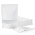 FireKylin 100 Pcs Resealable Bags, Matte Window, Paper, White,7.1 x 10.2 in - color: White, size: 7.1"x10.2"