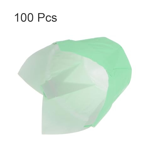 HARFINGTON 100Pcs Tulip Cupcake Liners Standard Paper Baking Cups Greaseproof Wrappers Disposable for Birthday Banquets Party, Blue - color: Blue