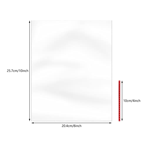 Newkita Clear Goodie Bags - 8x10 Cellophane Treat Bags With 4" Twist Ties, 100 Pack - size: 8x10 Inch