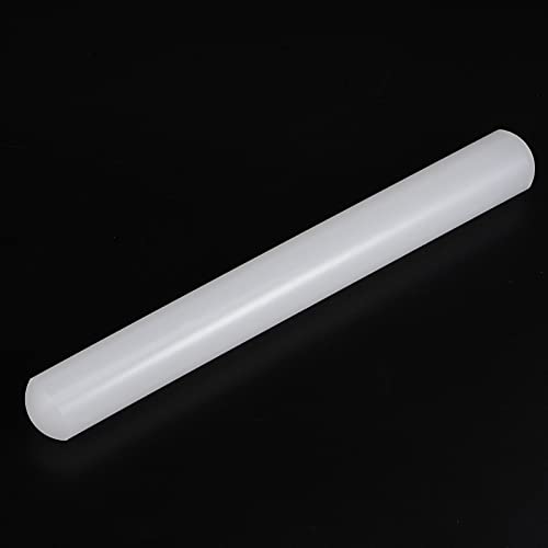 HARFINGTON Fondant Rolling Pin 9 Inch x 0.98 Inch PP Plastic Non-Stick Fondant Roller Dough Roller Kitchen Decorating Tools for Fondant Cookie Pastry Pizza Clay Dough - size: 9 Inch x 0.98 Inch