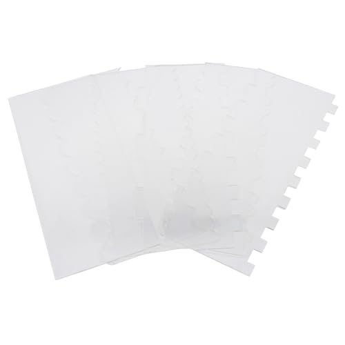 Zorfeter 6 PCS Clear Acrylic Cake Decorating Scraper Set