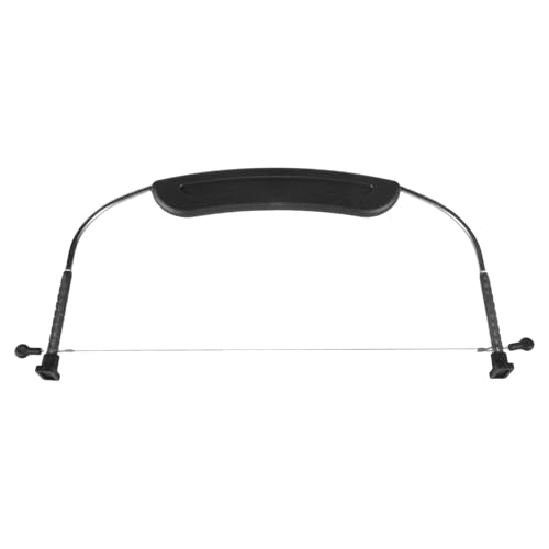 Adjustable Cake LevCake Cutter Slicer Leveler, 9 Different Height Premium Food Grade Stainless Steel Double Wires Cake Cutter/Slicer/Adjustable Cake Leveler for Leveling and Molding (black) - color: Black