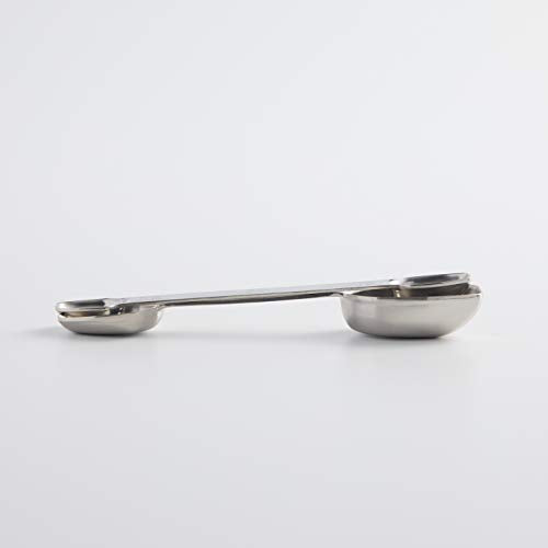 AllSpice Stainless Steel Double Sided Measuring Spoon Set - size: 2 Spoon Set