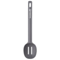 Wagensteiger Dark Gray Versatile Slotted Spoon: Muti-Purpose Cooking Skimmer with Heat Resistant, Non-stick Cookware Safe, Skimmer for Deep Frying Cooking, BPA Free (11.02inch x 2.56inch) - size: 11.02inch x 2.56inch