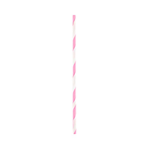 Restaurantware Pink Spiral Paper Cake Pop Sticks, 6 x 5/32 In, 100 Count