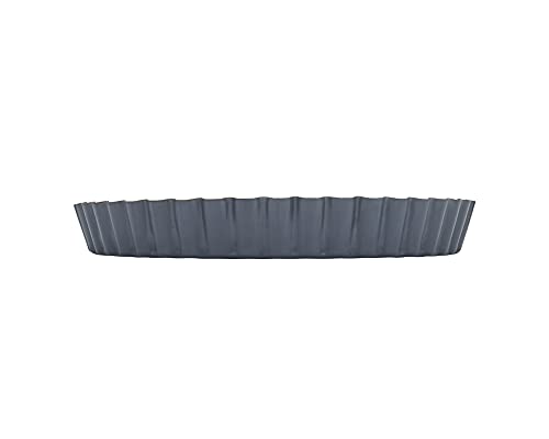 MATFER BOURGEAT 332225 Exopan Fluted Pie Pan with Removable Bottom