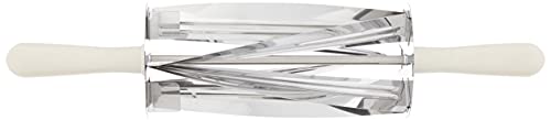 Ateco Stainless Steel Croissant Roller Cutter 15-inches long x 5-inches diameter