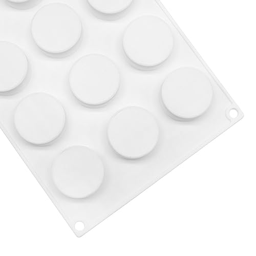 Round Cake Silicone Baking Mold Circular Chocolate Candy Biscuit Ice Cube Making Tool Soap Candle Mould Home Decor (Round H_11.84 X6.84 X0.84 inch) - size: Round H_11.84 X 6.84 X 0.84 inch