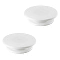 2 PCS Baking Supplies Cake Stand, 11 Inch Cake Decorating Supplies Rotating Stand, for Kitchen Cake Baking (White) - size: 2 PCS