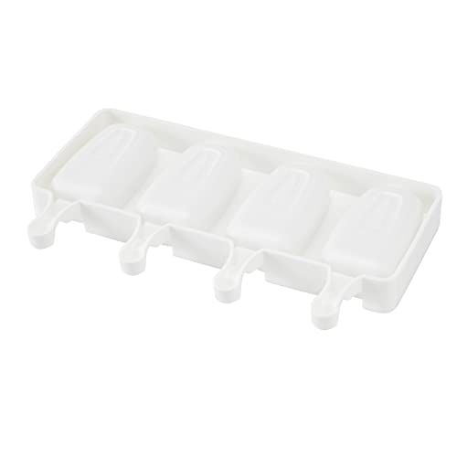 Restaurantware Round Silicone Popsicle Mold, 4-Compartment Tray, 1 Ct - size: 1 Count, style: Round