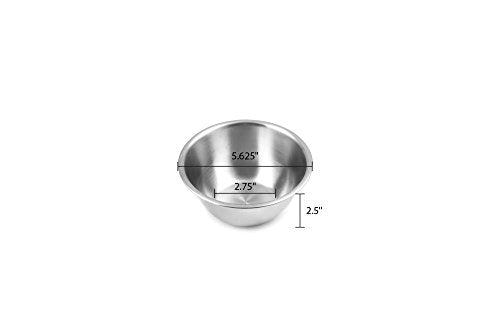 Fox Run Brands 1/2-Quart Stainless Steel Mixing Bowl, Silver - color: Stainless Steel, size: 0.5 Quart
